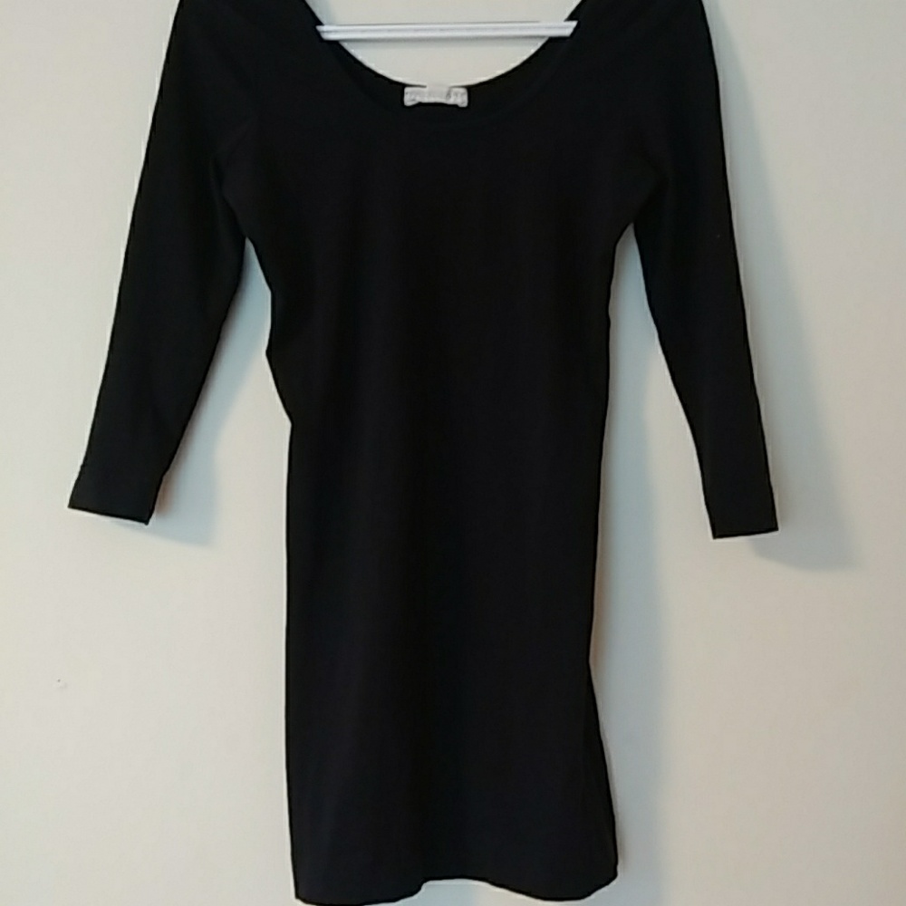 Simple black dress